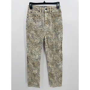 Alexander Wang Denim Jeans Animal Print Size 26